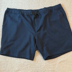 Unison Mens Navy Drawstring shorts